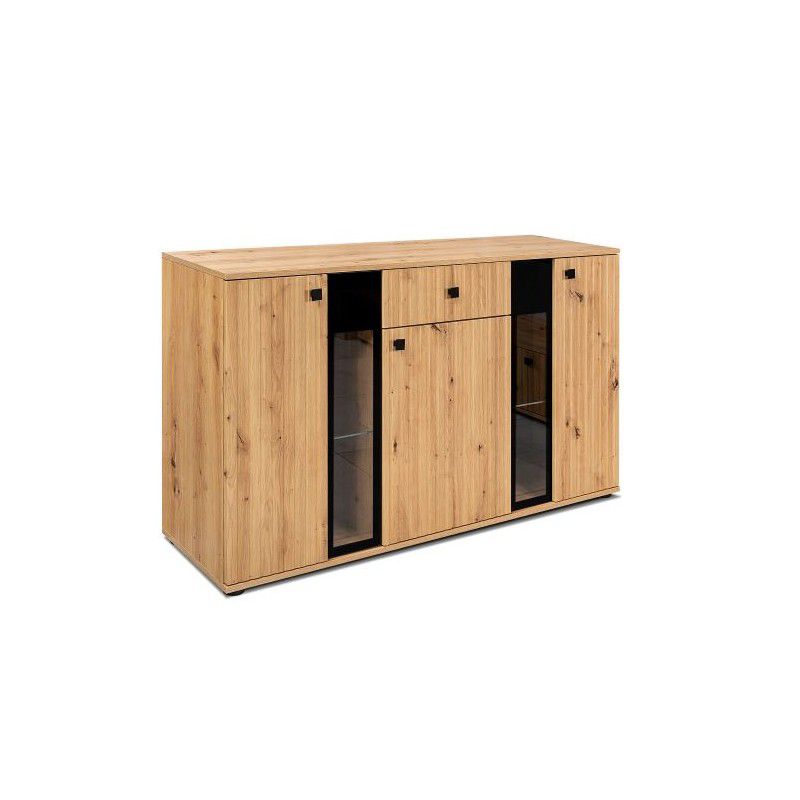 Komoda Bonni trzydrzwiowa z lamelami Salsa Lamele WH/WH20 AR/AR20 Dąb Artisan 1 szt.