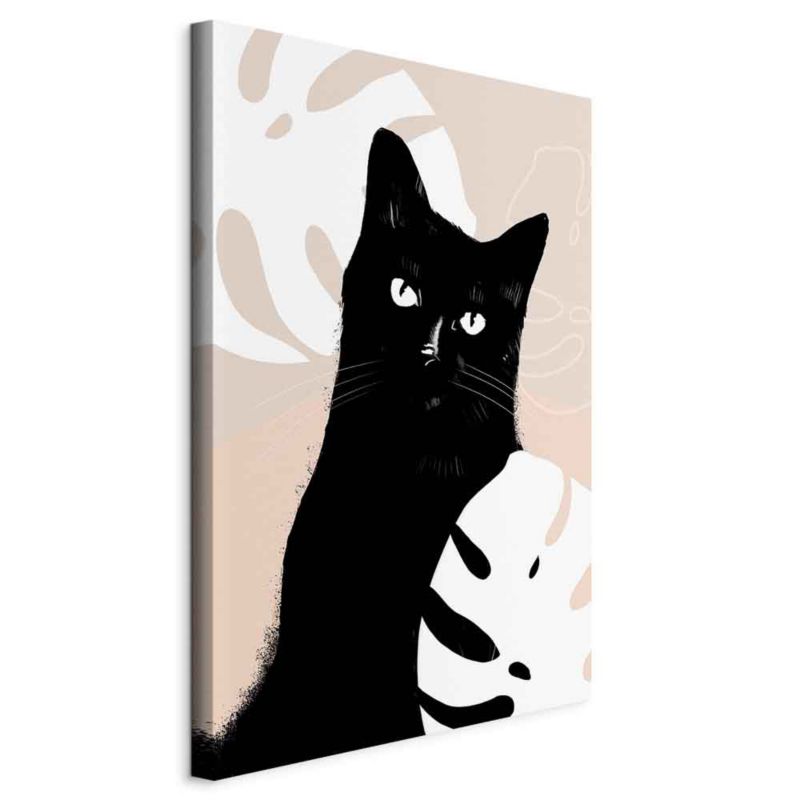 Obraz Artgeist Kot w monsterach 80 x 120 cm flizelina 1 szt