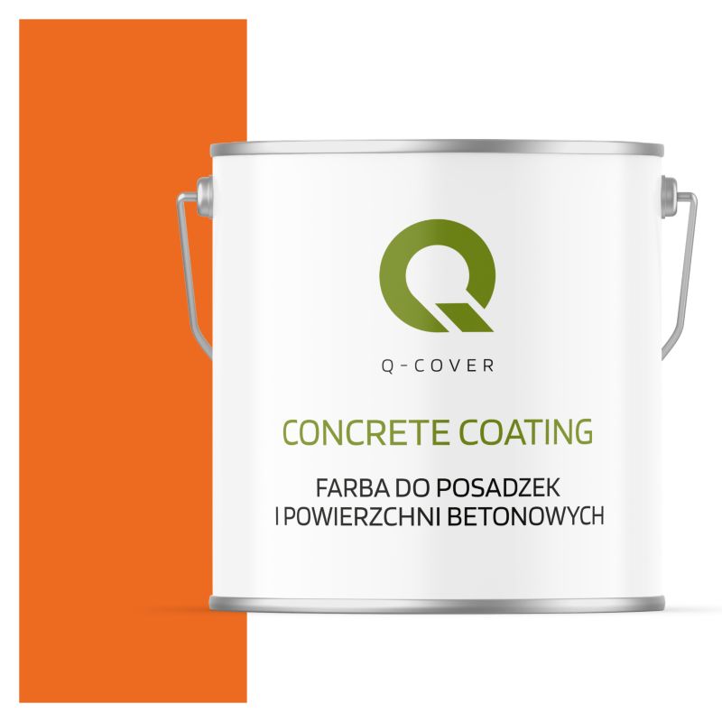 Farba do Posadzek i Powierzchni Betonowych Q-Cover Pomarańczowy RAL2008 5L
