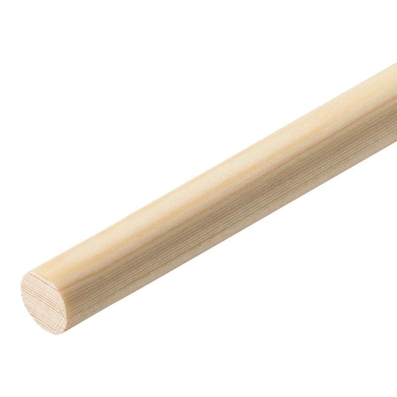 Wałek sosnowy 8 x 8 x 1000 mm