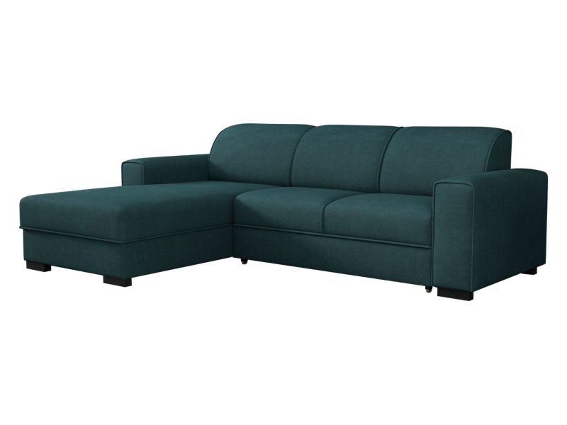 Narożnik z funkcją spania MIRJAN 24 Luis lewy welur ciemny morski 1 szt.