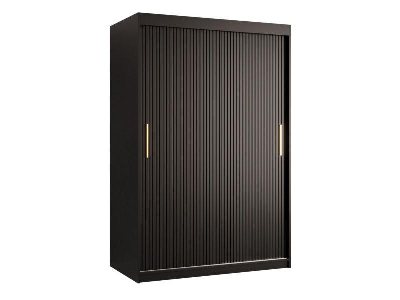 Szafa przesuwna MIRJAN 24 Riflo Slim 1 120 czarny 1 szt.