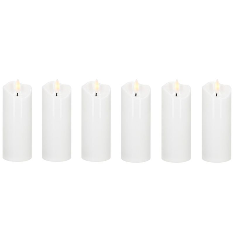 Świece LED Springos 13,5 cm na baterie, z ruchomym płomieniem 6 szt.