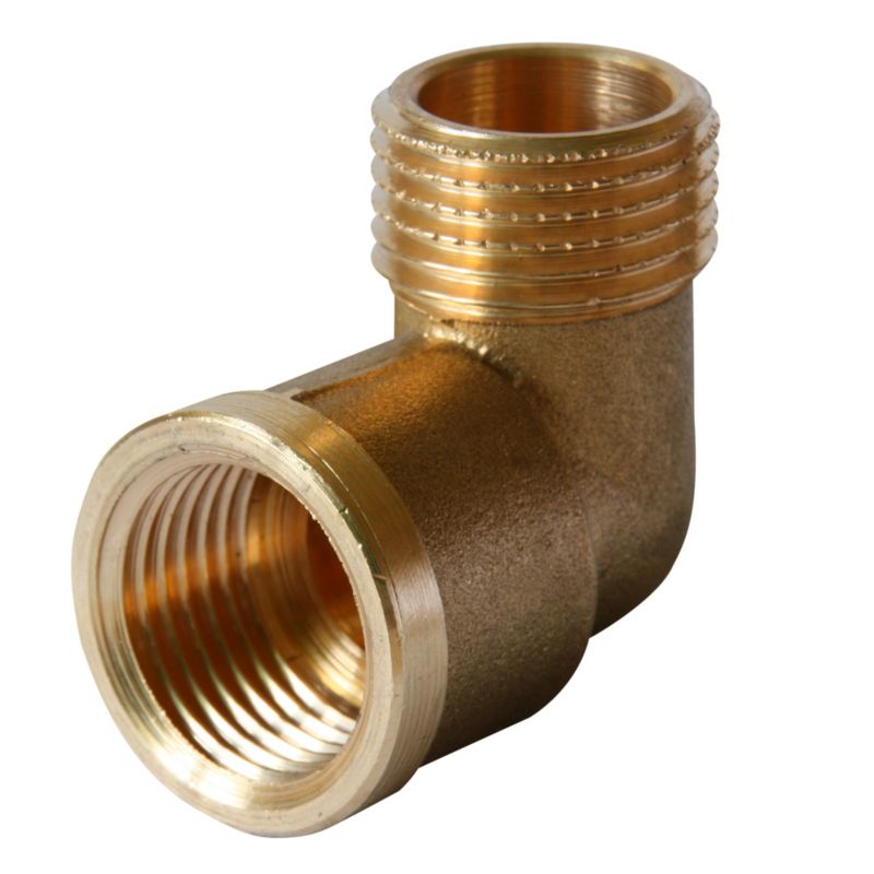 Kolano nyplowe 1/2" mosiądz