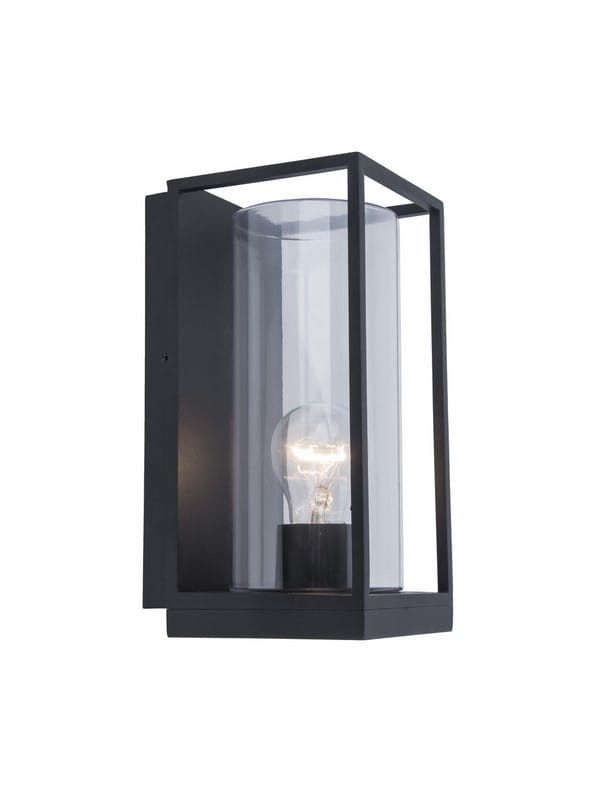 Kinkiet ścienny zewnętrzny Lutec Flair czarno-biały 1 x E27 x 40W IP44 wym: 26 x 12 x 13,9 cm - 1 szt.