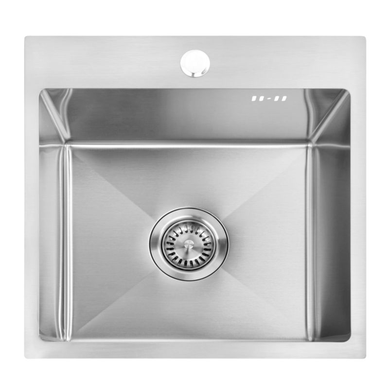 Zlewozmywak Stalowy Rea Leo 40 Nikiel Szczotkowany 40X45X18,5Cm 1 Szt