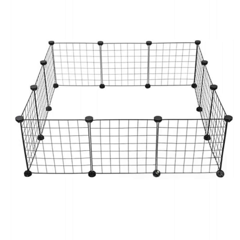 Kojec dla zwierząt Rebiko metalowa klatka dla zwierząt domowych 108x108 cm 1 szt.