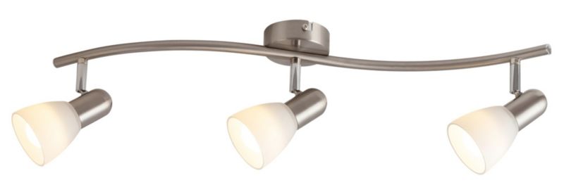 Spot sufitowy Rabalux Soma chrom satynowany-biały 3 x E14 x 40W IP20 wym: 17 x 60 x 8 cm - 1 szt.