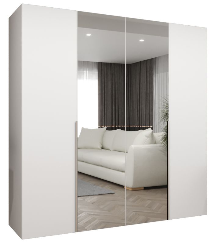 Szafa uchylna otwierana ALICANTE 2 200 wys 202 cm Biały + Kaszmir 1 szt