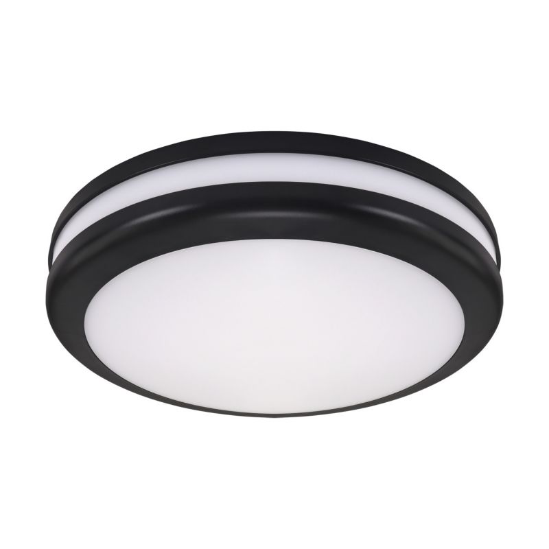 Lampa sufitowa zewnętrzna Struhm Birma czarno-biała 2 x E27 x 20W IP54 wym: 9,8 x 30,5 x 30,5 cm - 1 szt.