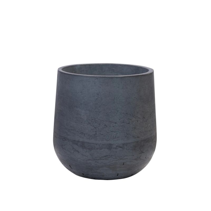 Donica Zadora Betonowa Zewnętrzna BOWL S 45x45 cm grafitowy 1 szt