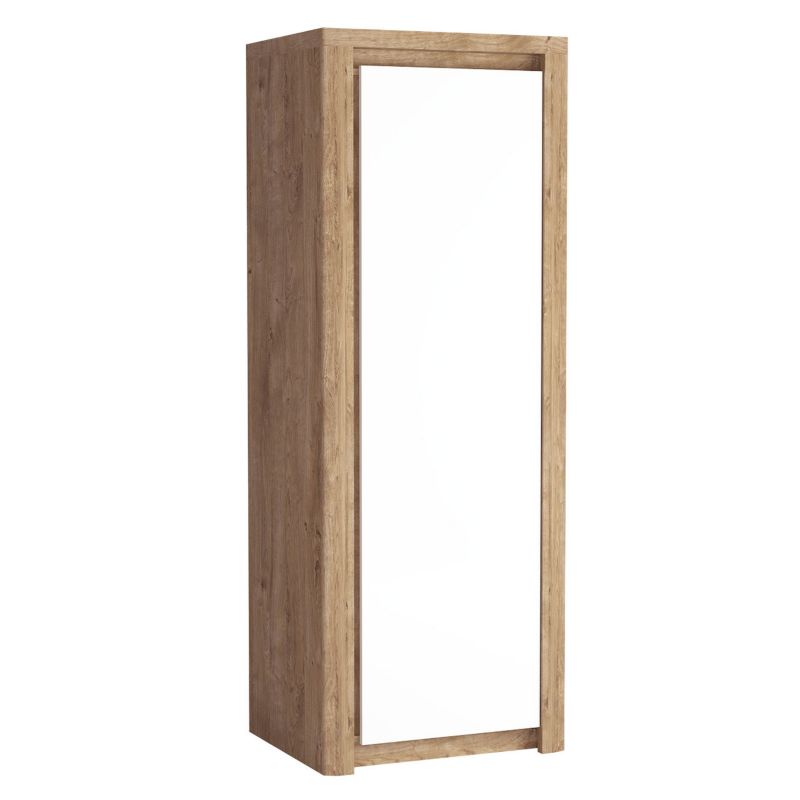 Szafa MIRJAN 24 Livinio L-2 ribbeck + biały połysk 1 szt.