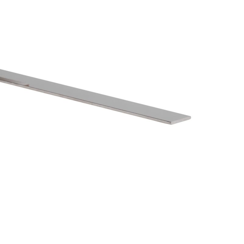 Kątownik inox gładki 1000 x 20 x 2 mm naturalny