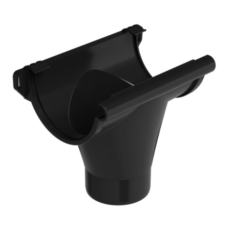 Odpływ Galeco PVC 130 mm/80 mm czarny