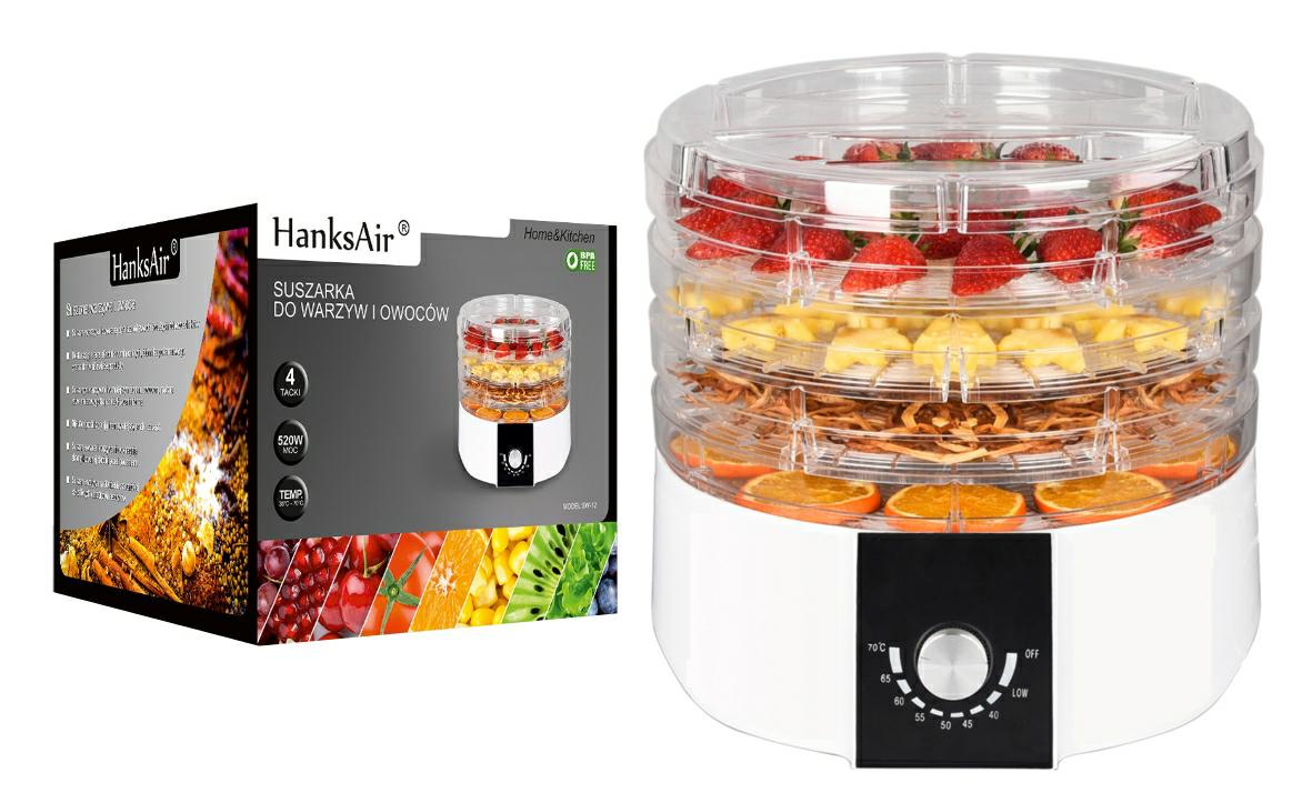 HanksAir Suszarka do owoców ARTSW-12 grzybów - Henryx24