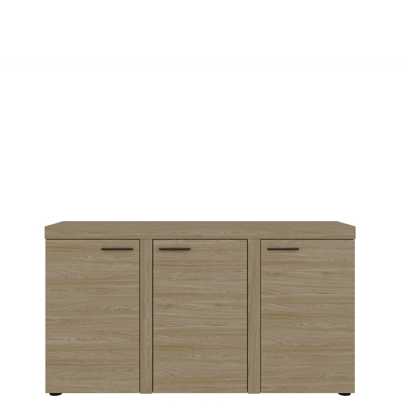 Komoda 148 cm trzydrzwiowa do salonu SAMBA dąb olejowany