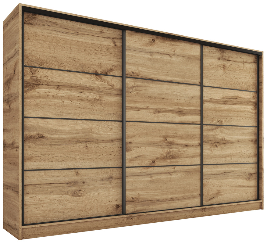 Szafa przesuwna 280 cm dąb wotan LOFT