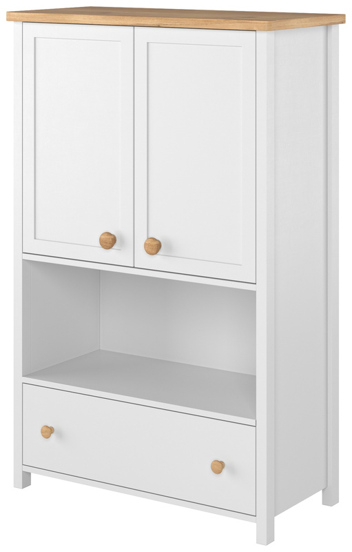 Wysoka komoda młodzieżowa z drzwiami STORY