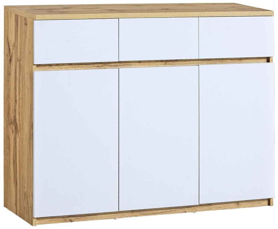 Nowoczesna komoda młodzieżowa z półkami 120 cm ANETT