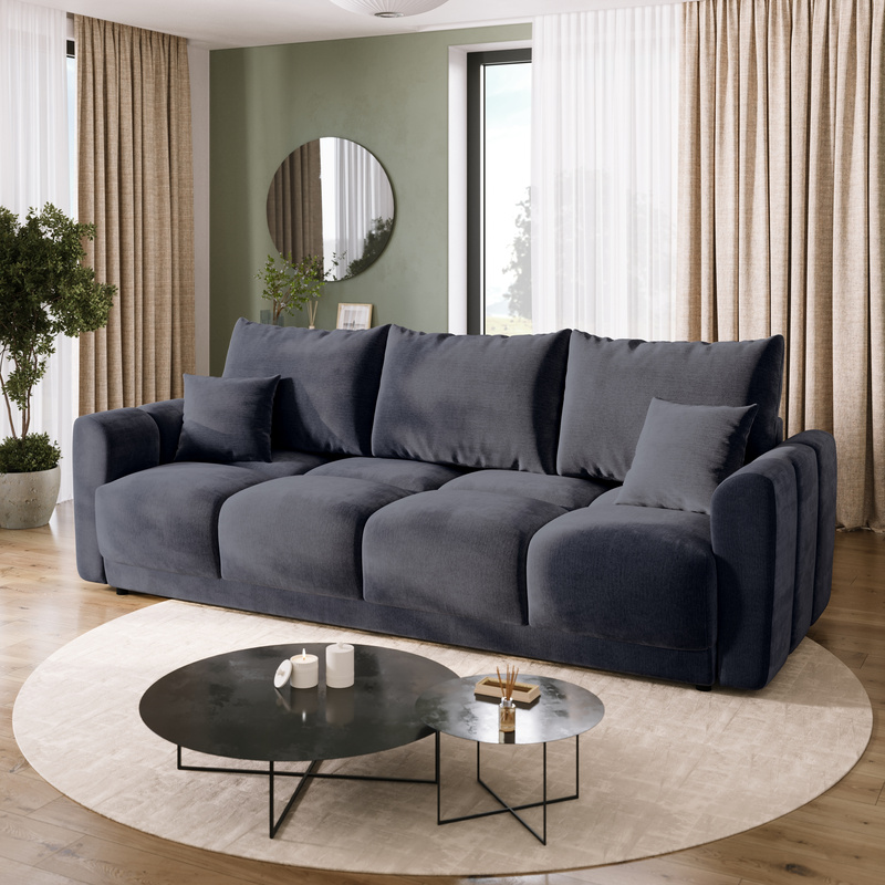 Nowoczesna kanapa z funkcją spania NUBES