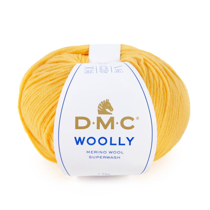 Włóczka DMC Woolly 100% wełna merino kol. 95 słoneczny