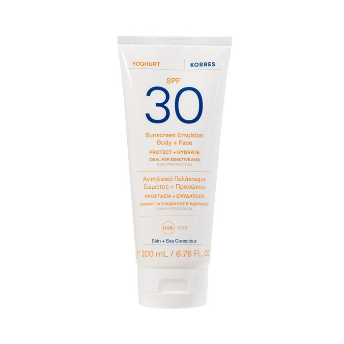 Korres Yoghurt emulsja do ciała i twarzy SPF30 tubka, 200ml