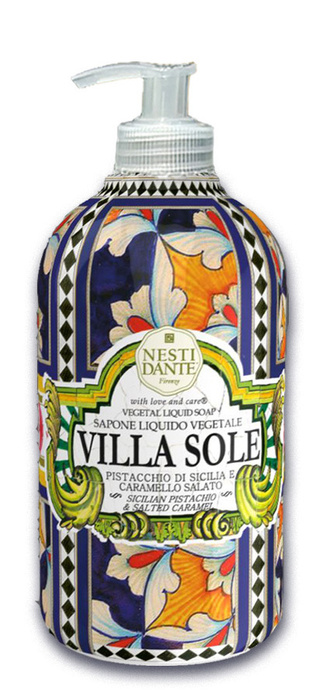 Nesti Dante Villa Sole Pistacchio e Caramello - Mydło w płynie Pistacja i Karmel, 500 ml