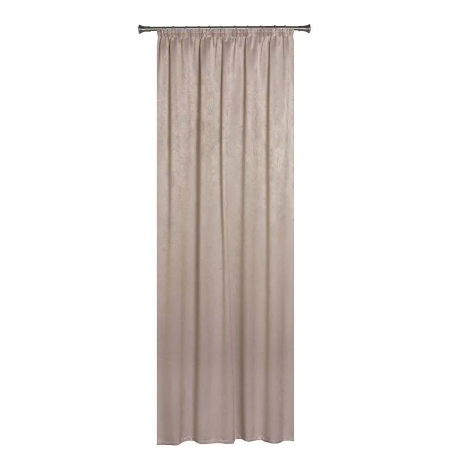 Zasłona YORK na taśmie 140 cm x 260 cm cappuccino