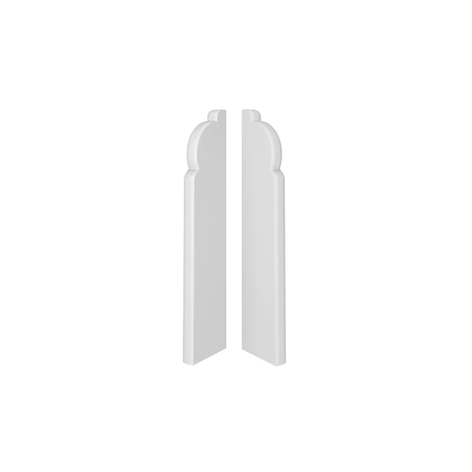 VOX Zakończenie Espumo 301 białe 16 x 80 x 9 mm