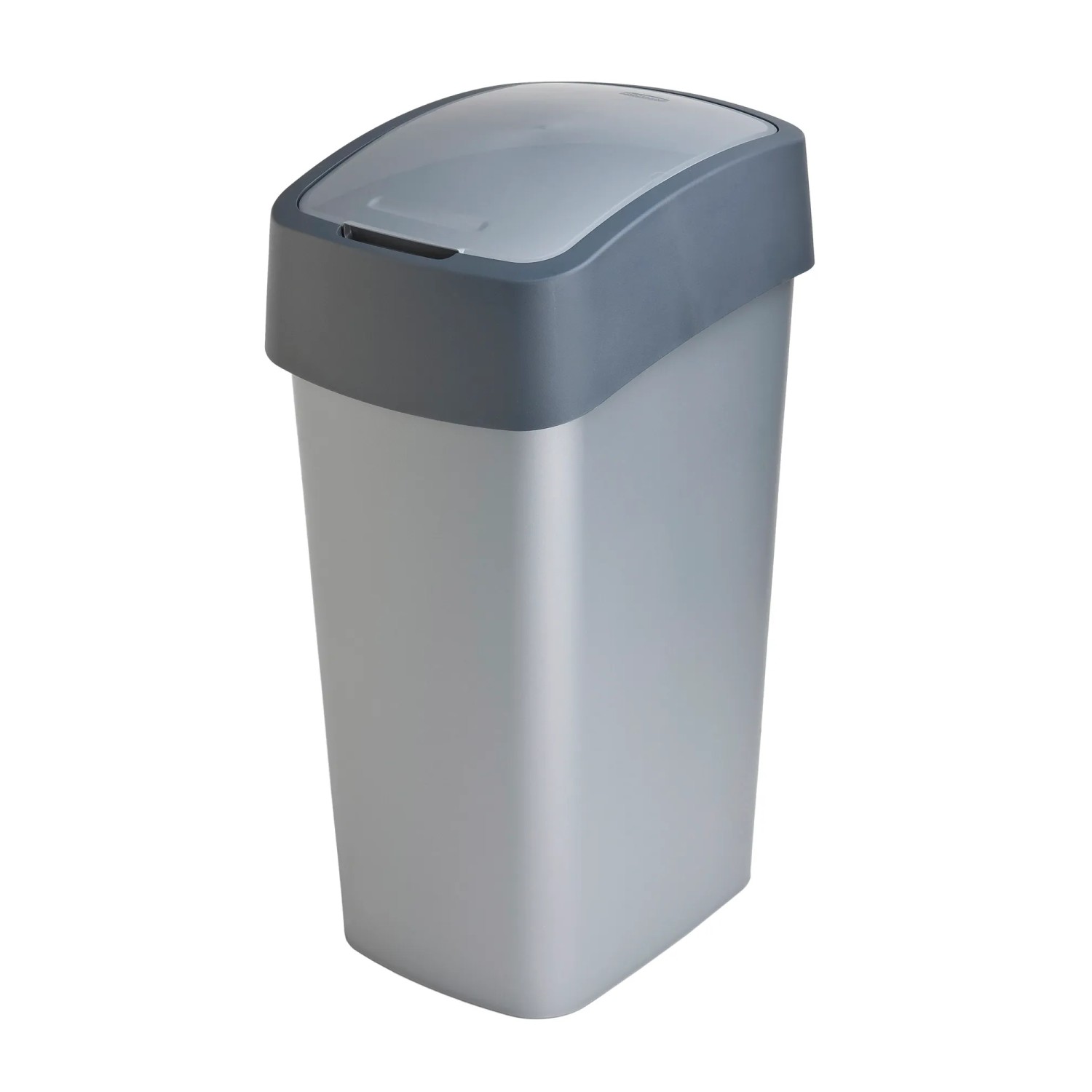 Kosz na śmieci Flip Bin srebrno-szary 45 l