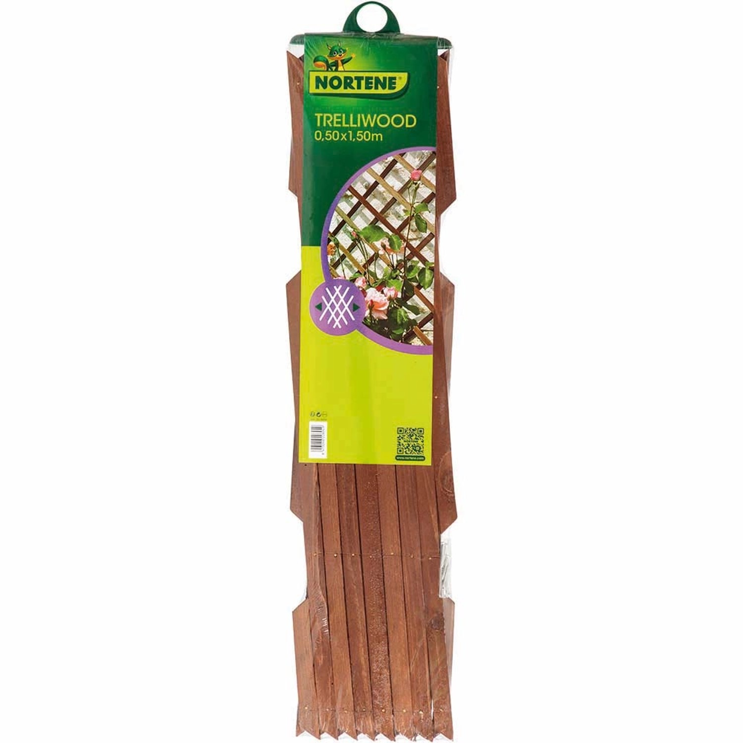 Kratka drewniana brązowa - 50 x 150 cm