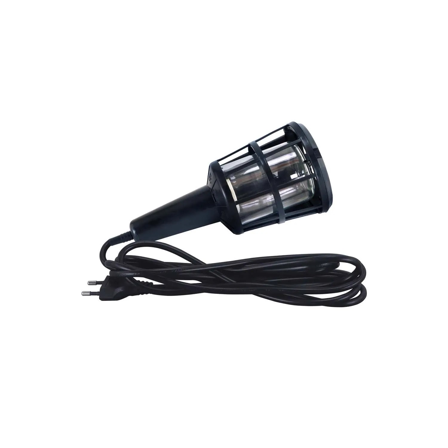 Struhm Lampa warsztatowa ERNEST 1xE27 60W czarna