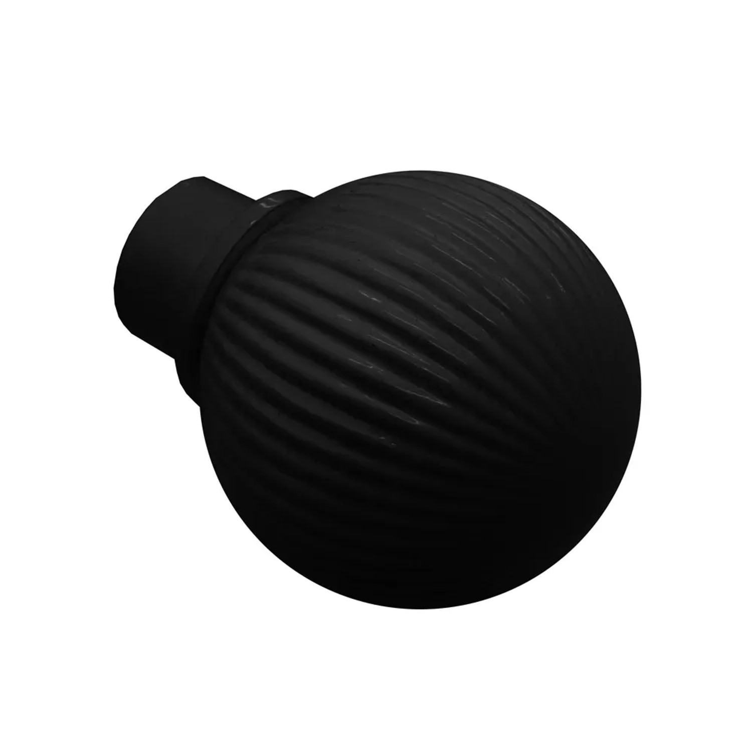 CITY zakończenie Kula 25 mm czarny 2 szt.