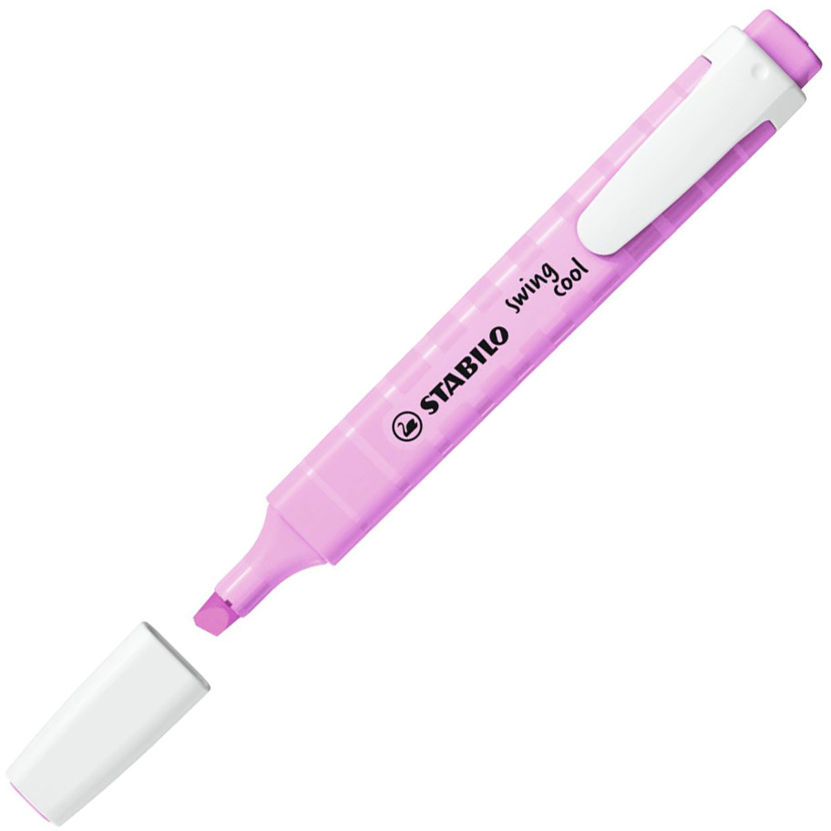 Zakreślacz Stabilo Swing Cool Pastel, ścięta, pastelowy, chłodna fuksja
