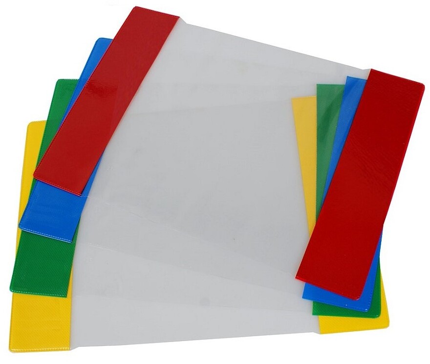 Okładka na zeszyt Biurfol Standard, A5, 303x212mm, 10 sztuk, mix kolorów