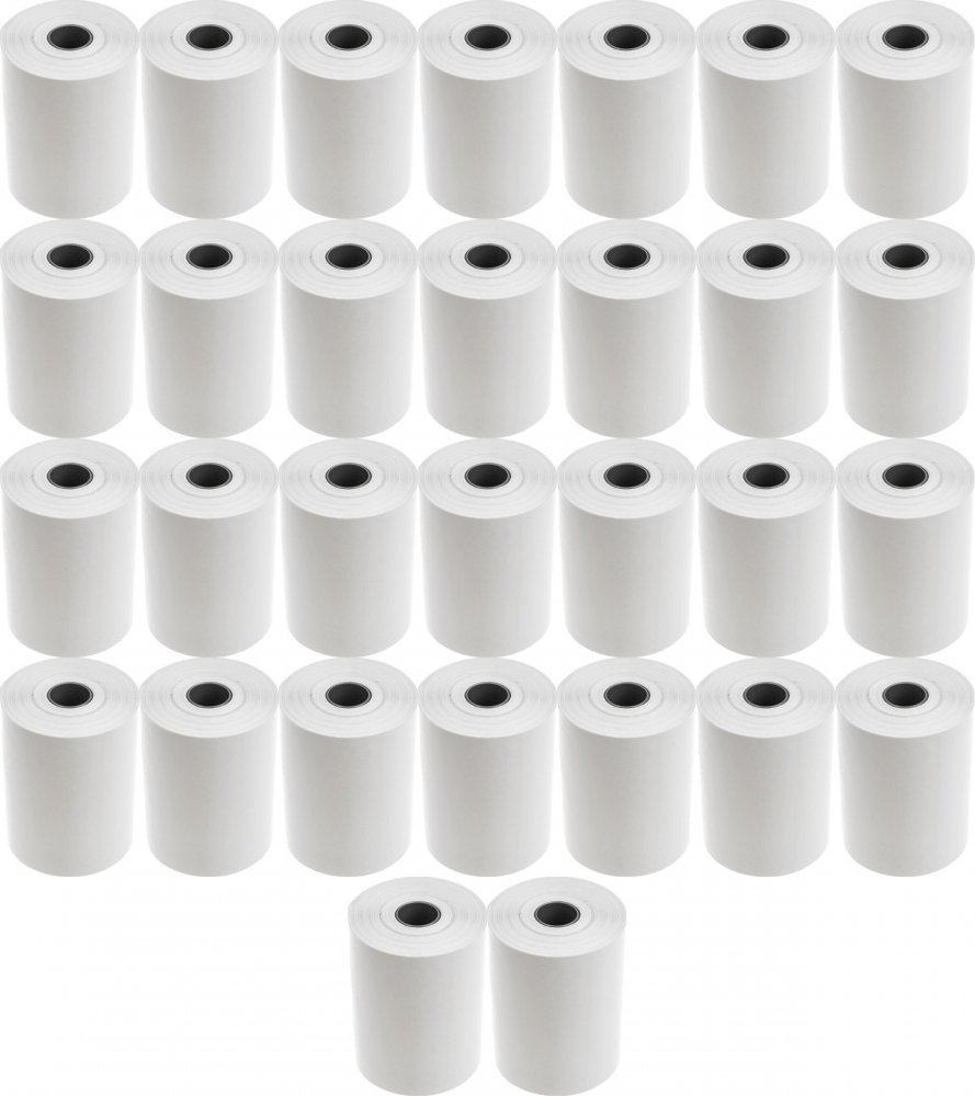 30x Rolka termiczna Drescher Polska Sp. z o.o., 60mm x 30m, 48g/m2, biały