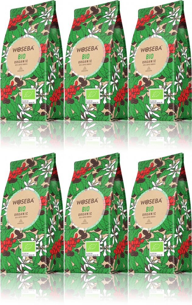 6x Kawa mielona Woseba Bio Organic, 250g