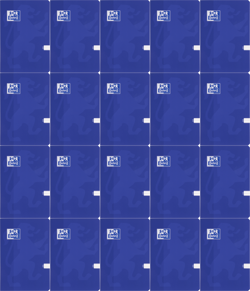 20x Zeszyt w linie Oxford Touch, A4, miękka oprawa, 60 kartek, mix kolorów