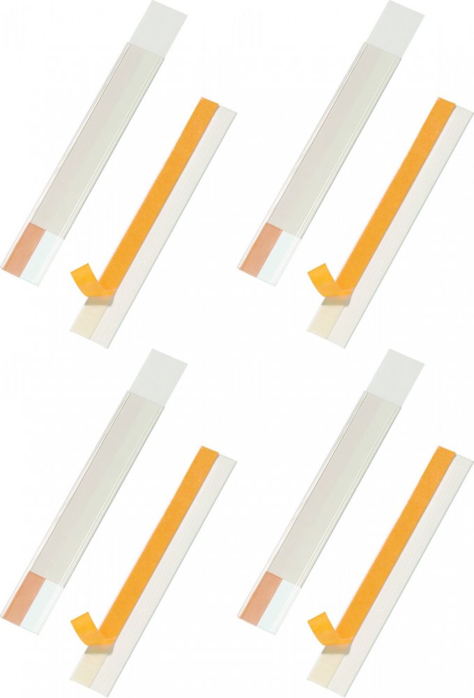 4x Listwa samoprzylepna Durable Scanfix, 40x200mm, 50 sztuk, transparentny