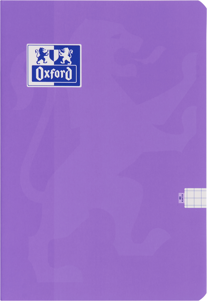 Zeszyt w kratkę Oxford Touch, A5, miękka oprawa, 60 kartek, mix kolorów
