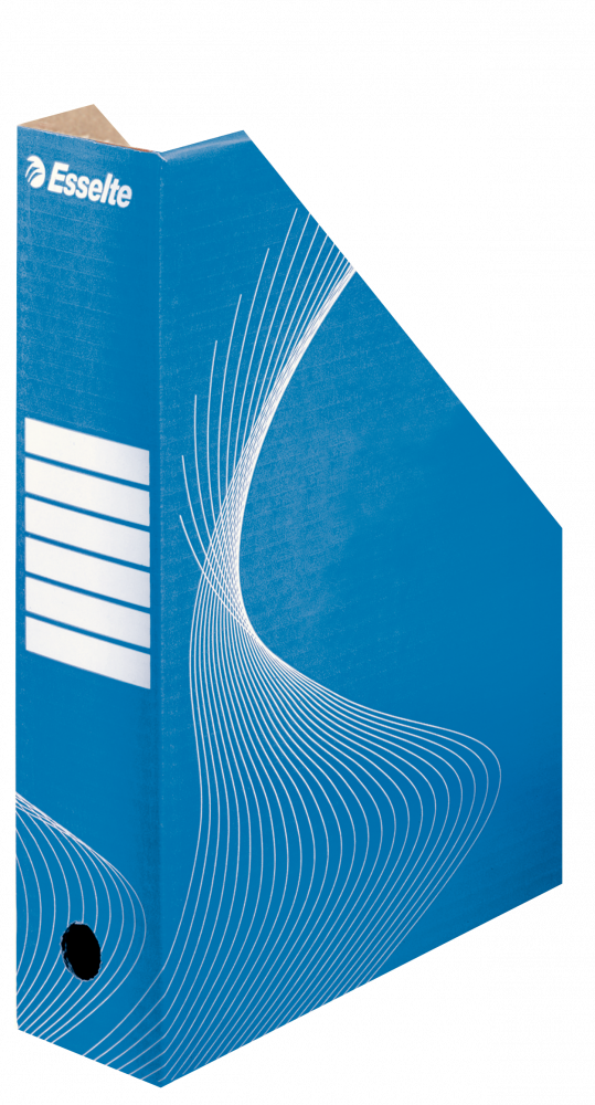 Organizer kartonowy na dokumenty Esselte, A4, 80mm, do 800 kartek niebieski