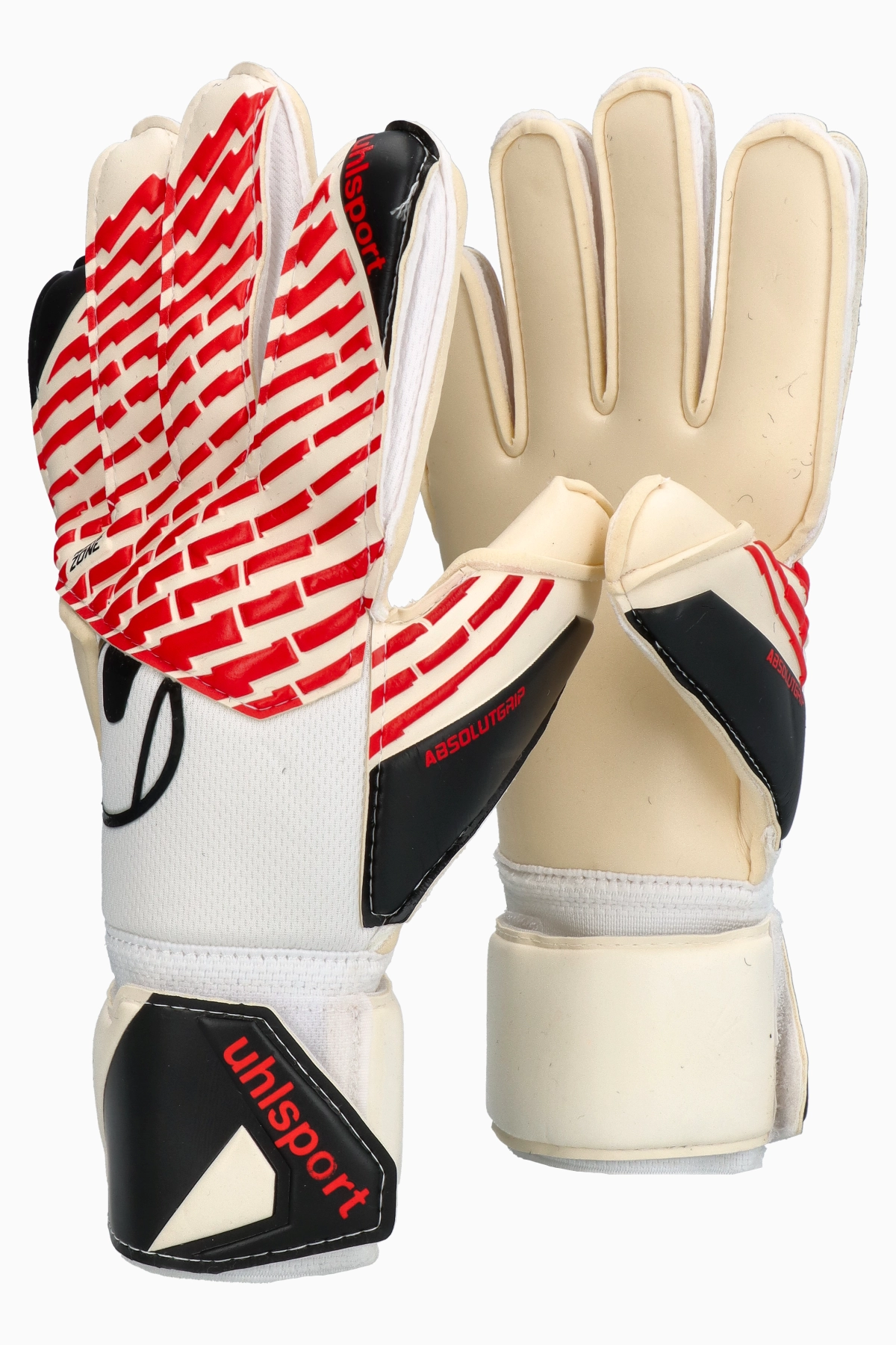 Rękawice Uhlsport Fangmaschine Absolutgrip Junior - Biały