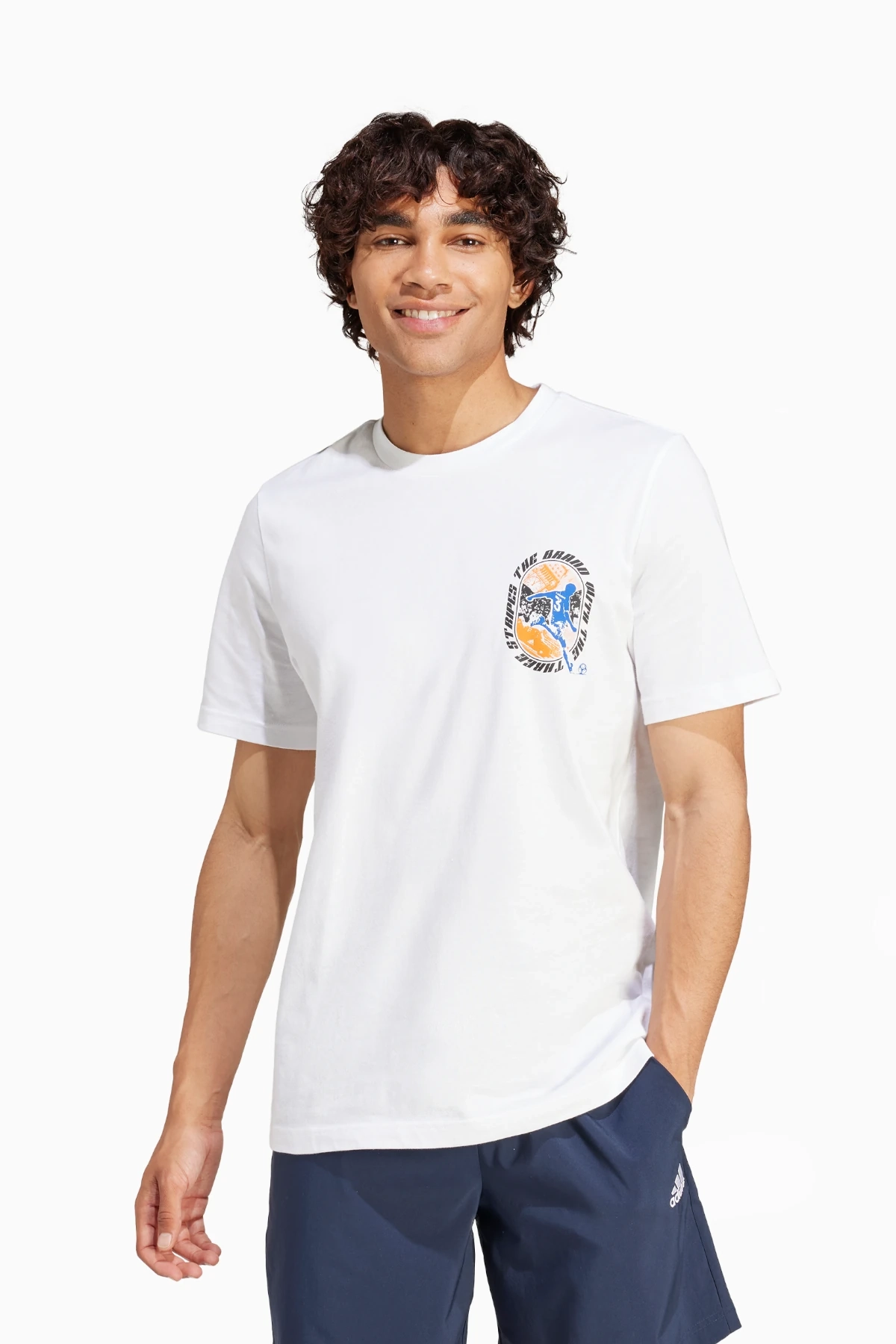 Koszulka adidas London Graphic - Biały