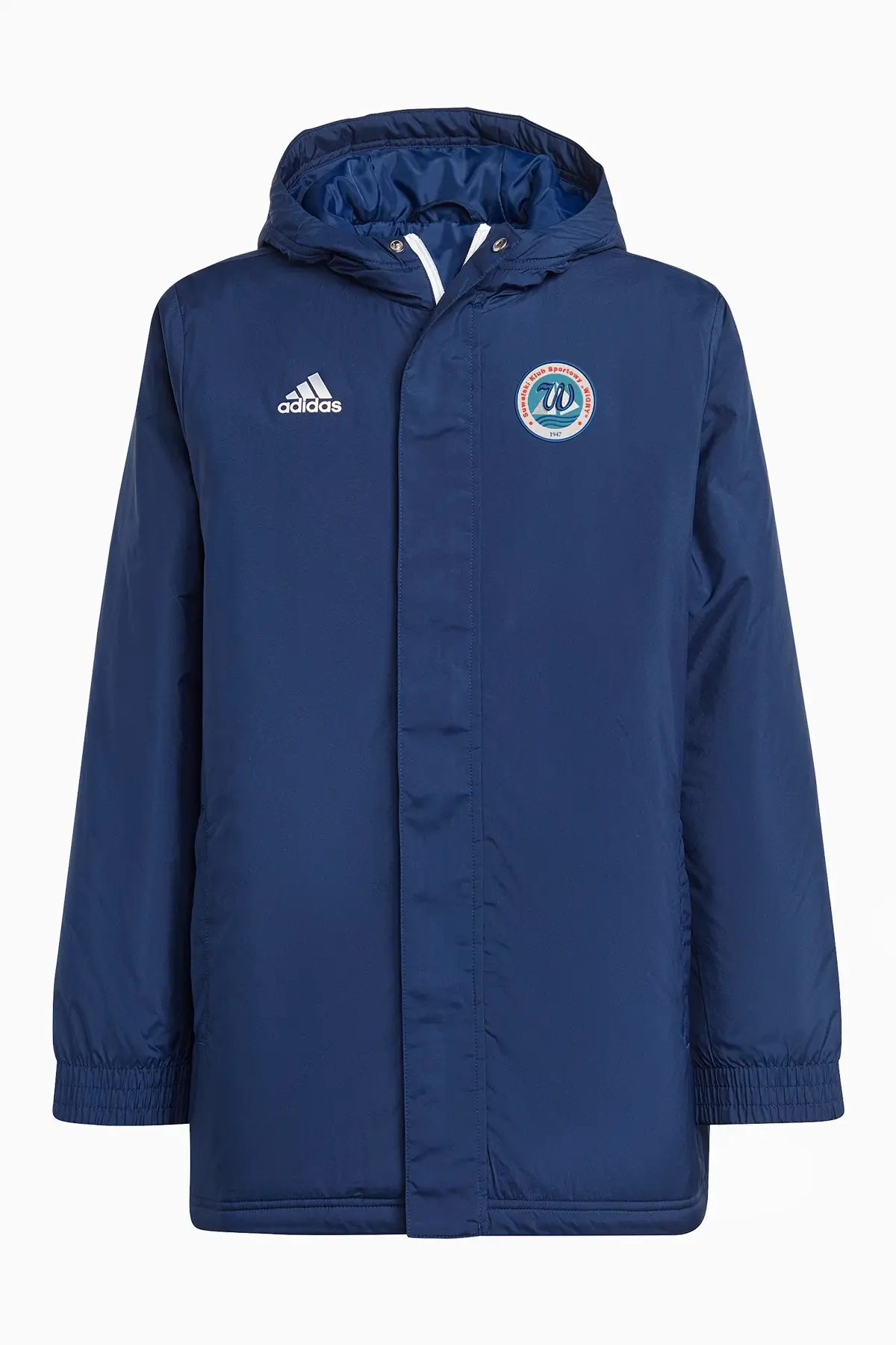 Kurtka adidas Wigry Suwałki 23/24 Stadium Junior - Granatowy