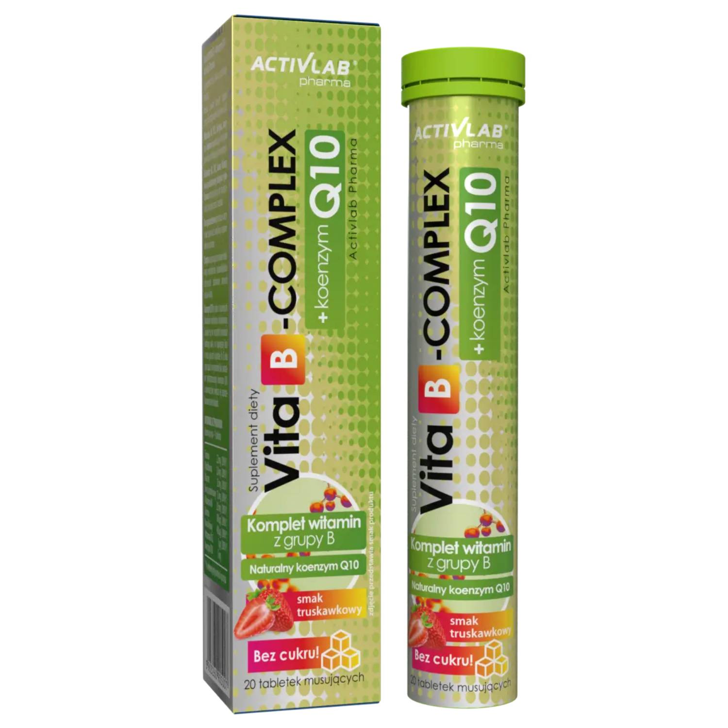 Activlab vita b-complex + koenzym q10, 20 tabletek musujących
