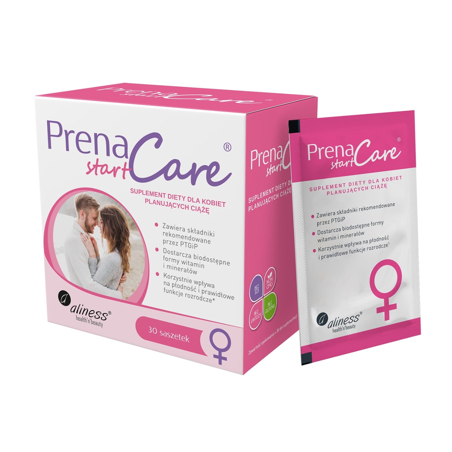 Aliness, prenacare start, dla kobiet, 30 saszetek