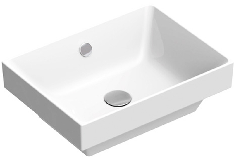 Catalano Zero umywalka 50x37 cm prostokątna wpuszczana biała 0124500001