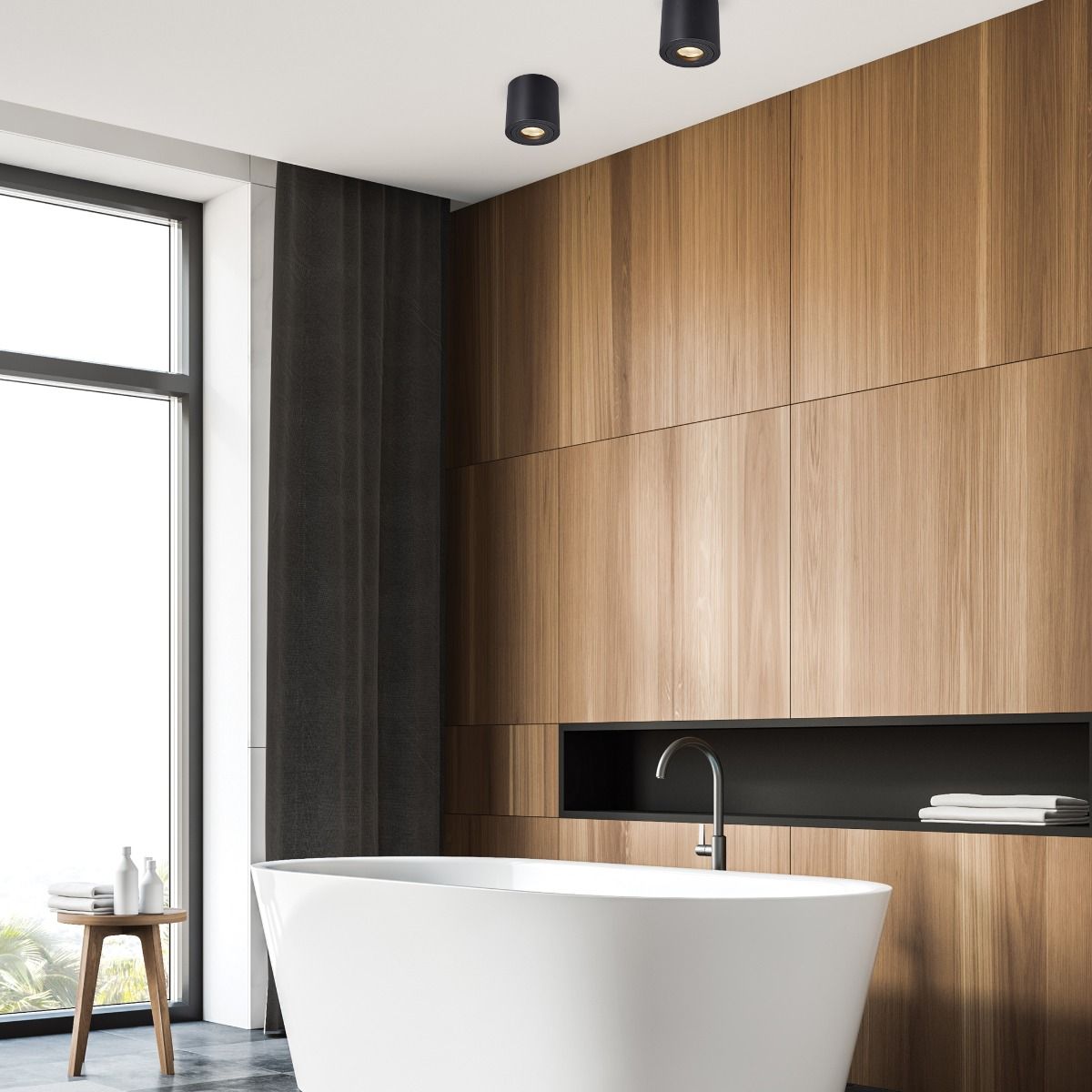 Zuma Line Rondip lampa podsufitowa 1x50 W czarna ACGU10-159-N - Wysyłka w 24h