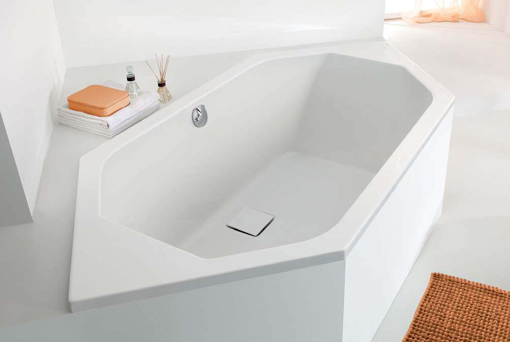 Sanplast Space Line wanna sześciokątna 90x190 cm W6k/SPACE+SP 610-100-1560-01-000