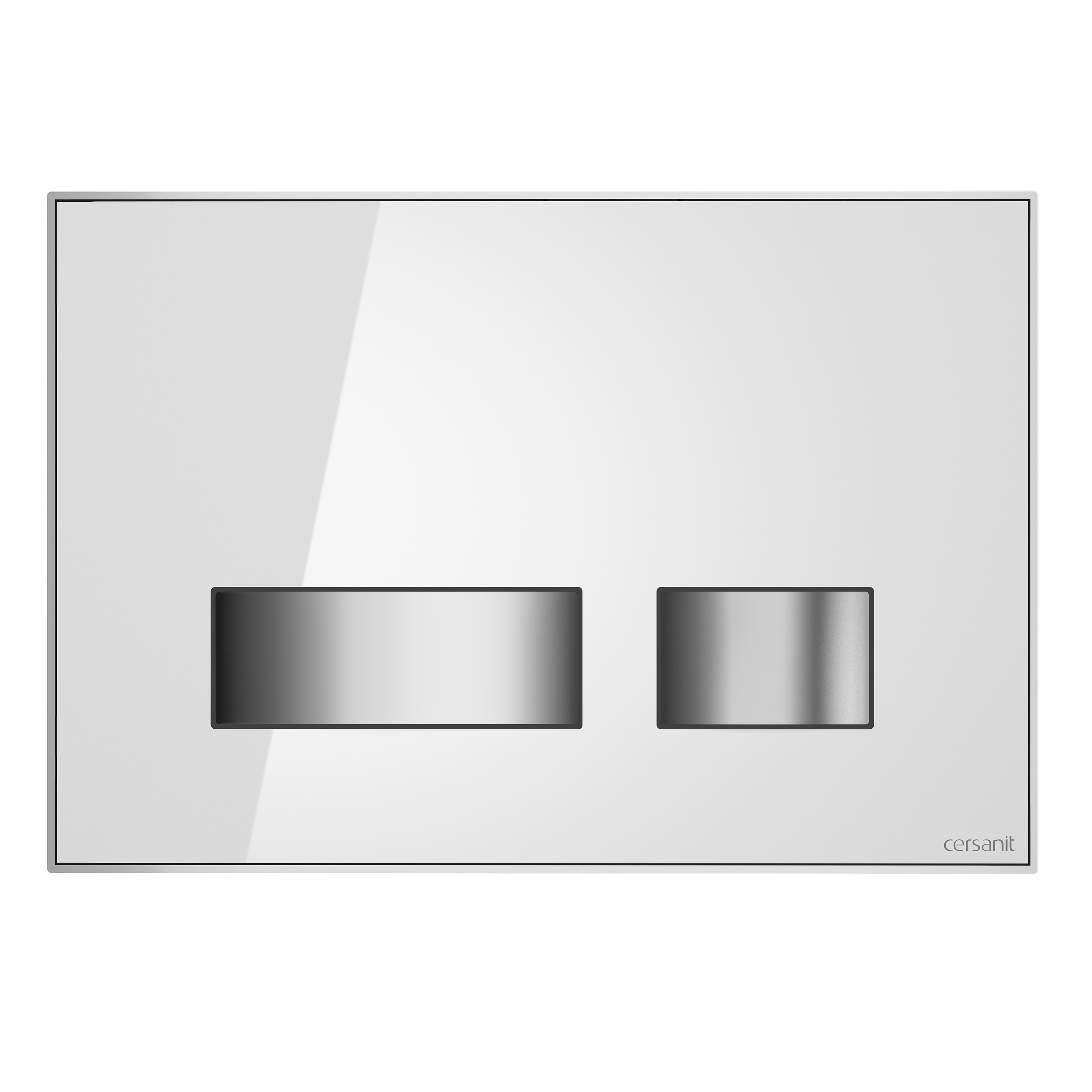 Cersanit Movi II przycisk spłukujący licowany szkło białe K97-528